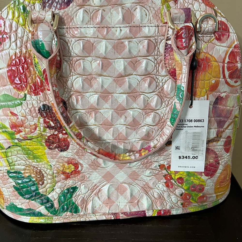 Brahmin Ombre Melbourne Georgina Satchel Bag - Picture 6 of 6